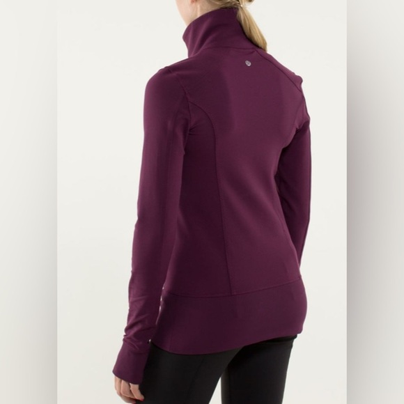 LULULEMON Nice Asana Jacket- Plum/ Size 6 - Picture 2 of 9